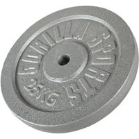 Gorilla Sports Gewichtsschijf - Halterschijf - 25 kg - Gietijzer - 30 mm - thumbnail