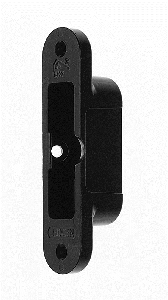 Nemef VS 4228 Veiligheidssluitkom | zamac zwart gelakt 25x105.5mm afgerond| DR 1+2+3+4 - 9422890001