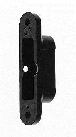Nemef VS 4228 Veiligheidssluitkom | zamac zwart gelakt 25x105.5mm afgerond| DR 1+2+3+4 - 9422890001