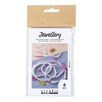 Creativ Company Mini Hobbyset Sieraden Krimpfolie Armbanden Paars - thumbnail