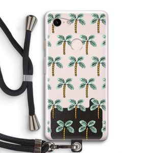 Paradise: Pixel 3 Transparant Hoesje met koord