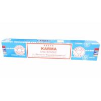 Satya Nag Champa wierook stokjes - Karma - 20x - 15 gram Satya Nag Champa wierook stokjes - Karma - 20x - 15 gram