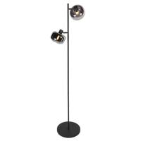 Steinhauer Zwarte vloerlampTenebris 2-lichts - 4213ZW