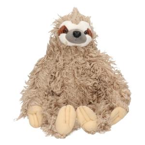 Wild Republic pluche luiaard knuffel - 30 cm - grijs - bosdieren knuffels