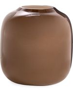 Cappellini vase Arya à design curvé 220 mm x 180 mm - Marron - thumbnail