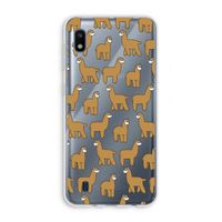 Alpacas: Samsung Galaxy A10 Transparant Hoesje