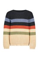 Like Flo winter sweater jongens - beige - Donin - gestreept - gebreid