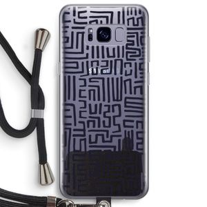 Moroccan Print: Samsung Galaxy S8 Plus Transparant Hoesje met koord