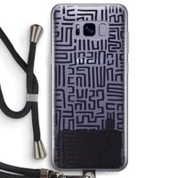 Moroccan Print: Samsung Galaxy S8 Plus Transparant Hoesje met koord