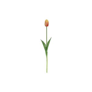 Kunstbloem tulp geel/oranje 10x10x47cm