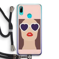 Red lips: Huawei P Smart (2019) Transparant Hoesje met koord
