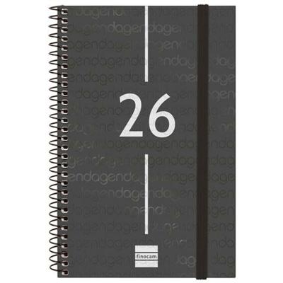 Agenda Finocam Zwart 11,7 x 18,1 cm