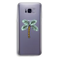 Palmboom: Samsung Galaxy S8 Plus Transparant Hoesje