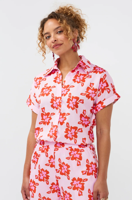 Ydence Blouse Tina Red Flower