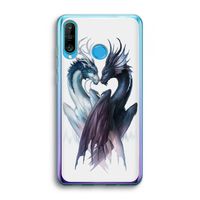 Yin Yang Dragons: Huawei P30 Lite Transparant Hoesje