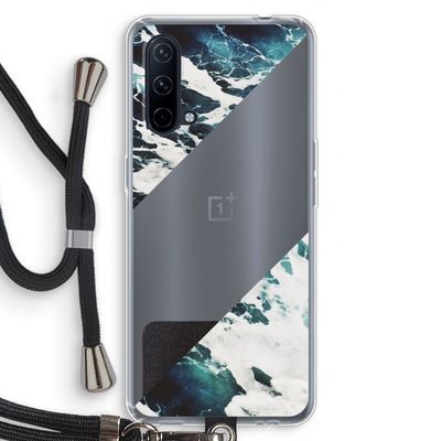 Golven: OnePlus Nord CE 5G Transparant Hoesje met koord