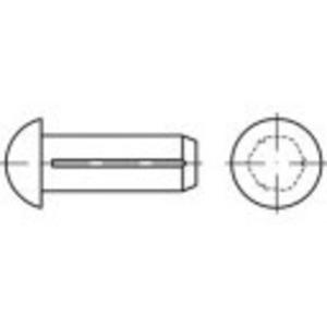 TOOLCRAFT TO-5451804 Halfronde kerfnagel 2 mm Messing 1000 stuk(s)