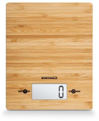 Soehnle KWD Bamboo Keukenweegschaal Digitaal Weegbereik (max.): 5 kg Bruin