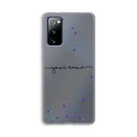 Sterren: Samsung Galaxy S20 FE / S20 FE 5G Transparant Hoesje - thumbnail
