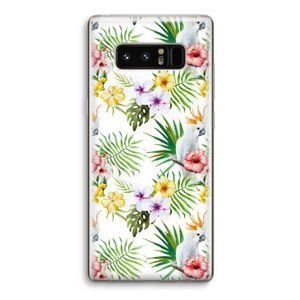 Gele kuif: Samsung Galaxy Note 8 Transparant Hoesje