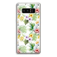 Gele kuif: Samsung Galaxy Note 8 Transparant Hoesje