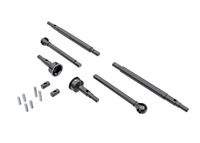 Traxxas - Axle Shafts, front and rear (2)/ stub axles, front (2) (hardened steel) (TRX-9756)