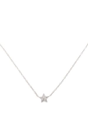 MARIA TASH collier Star en or blanc 18ct pavé de diamants - Argent