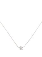 MARIA TASH collier Star en or blanc 18ct pavé de diamants - Argent