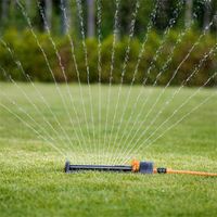 Fiskars 1023662 tuinsprinkler Metaal, Kunststof Zwart, Oranje - thumbnail