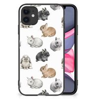 Dierenprint Telefoonhoesje voor iPhone 11 Konijntjes