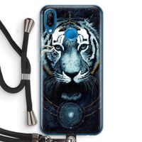 Darkness Tiger: Huawei P20 Lite Transparant Hoesje met koord