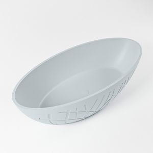 Vrijstaand bad Mondiaz Holm | 180x85 cm | Solid surface | Ovaal | Clay