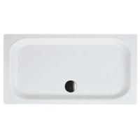 Bette Super Vlak Douchebak Plaatstaal 90x80x2,5cm Rechthoekig Wit 8750-000