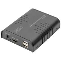 Digitus DS-55530 1 poort HDMI Extender set Zwart - thumbnail