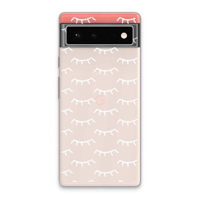 Wimpers: Google Pixel 6 Transparant Hoesje