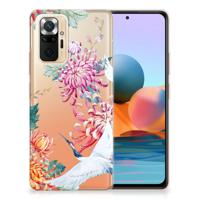 Xiaomi Redmi Note 10 Pro | TPU Hoesje | Bird Flowers