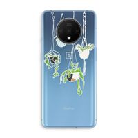 Hang In There: OnePlus 7T Transparant Hoesje