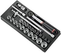 Facom module 1/2" doppen 6 kant en ratel s.161b - l4 - mod.s161-46