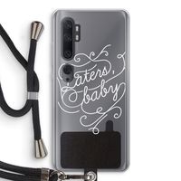 Laters, baby: Xiaomi Mi Note 10 Transparant Hoesje met koord