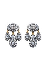 FRED LEIGHTON boucles d'oreilles Modern Girandole en or 18ct ornées de diamants - thumbnail