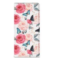 OPPO X6 Pro Smart Cover Butterfly Roses
