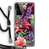 Papegaaien: OnePlus 9 Pro Transparant Hoesje met koord