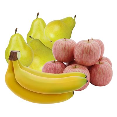 Bellatio Design Kunstfruit - fruitschaal decoratie set - bananen - appels - peren - fruit Bellatio Design Kunstfruit - fruitschaal decoratie set - bananen - appels - peren - fruit