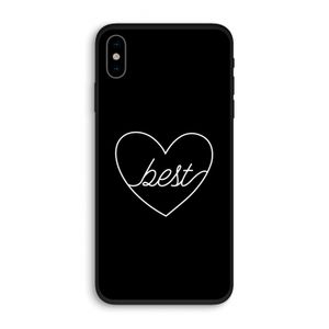 Best heart black: iPhone X Biologisch afbreekbaar hoesje