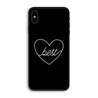 Best heart black: iPhone X Biologisch afbreekbaar hoesje