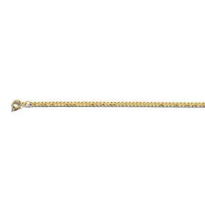 Armband Geslepen Staal Gourmette 3,5 mm 19 cm