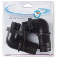 L-part met screw 40 mm / 1 Inch vijveraccesoires - Vt
