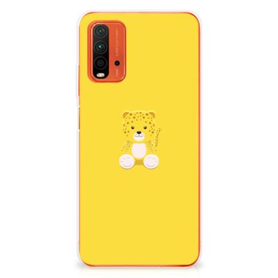 Xiaomi Poco M3 Telefoonhoesje met Naam Baby Leopard Xiaomi Poco M3 Telefoonhoesje met Naam Baby Leopard