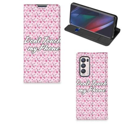 OPPO Find X3 Neo Design Case Flowers Pink DTMP OPPO Find X3 Neo Design Case Flowers Pink DTMP