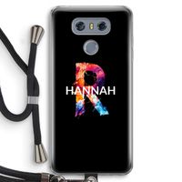 Abstract Spectrum: LG G6 Transparant Hoesje met koord